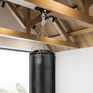 Supporto per <span class=keywords><strong>Sacco</strong></span> da <span class=keywords><strong>Boxe</strong></span> Pesante da Soffitto per Palestra Domestica, in Metallo Nero, per Allenamento - Product Image 4