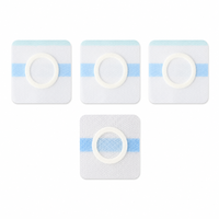 Patch en gel de silicone pour points d'acupuncture, film PU imperméable, patch vierge auto-adhésif pour usage ombilical