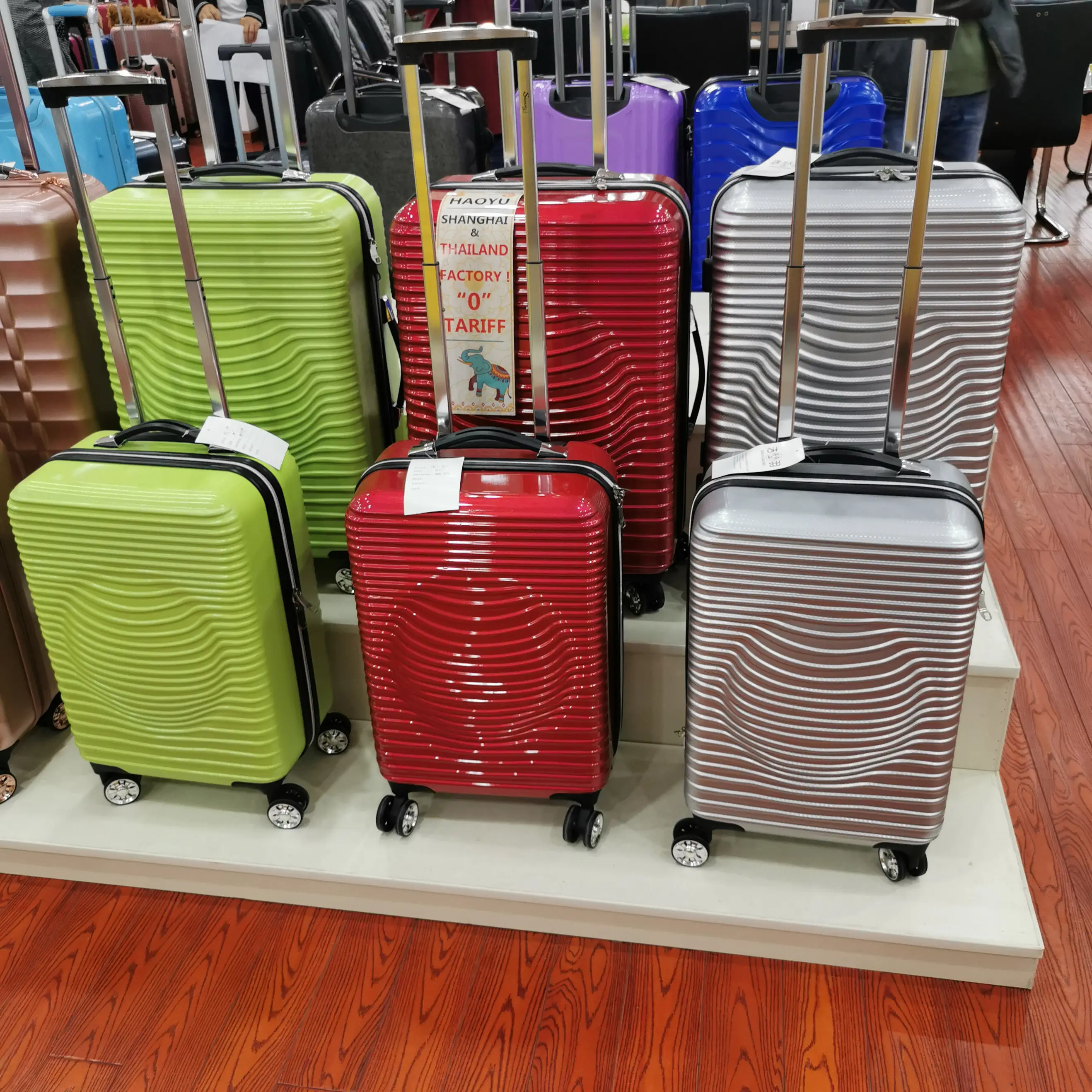 Sert kabuk ABS + PC taşıma çantası bagaj bavul
