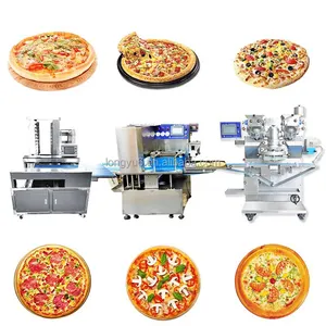 Máquina De Fazer Industrial De Pizza Automática Comercial Linha De Produção De Pizza Congelada Industrial