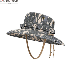 Sombrero <span class=keywords><strong>de</strong></span> Pescador para Hombre Landfond, Accesorio <span class=keywords><strong>de</strong></span> Primavera/Verano, Protección Solar, Camuflaje, Ala Ancha, Transpirable - Product Image 3
