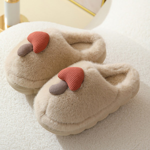Chaussons en coton doux et moelleux en forme de champignon, personnalisés, en EVA, pour enfants unisexes, de notre propre marque - Product Image 3