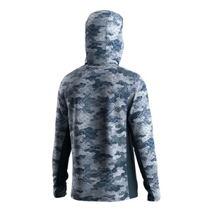 T-shirt à capuche de pêche pour homme, haute performance, séchage rapide, écologique, protection solaire - Product Image 2