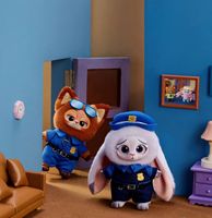 En stock 100% original 6 pièces/boîte Miniso Zootopia Figurines en vinyle Poupées en peluche Pendentifs Boîtes mystères Kawaii Nick Judy Jouets Boîte surprise
