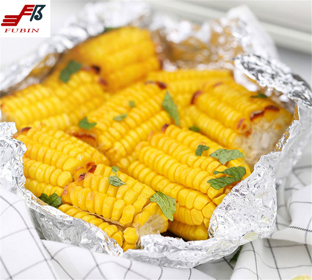 Restaurant Household Aluminum Foil Roll For Food Packing Disposable Metal Tray