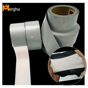 Độc quyền ha405 vải có thể giặt băng phản chiếu cho may Vinyl loại cho đồng phục/yếm/TPU cho an toàn có thể nhìn thấy - Product Image 2