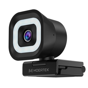 Webcam 4K avec éclairage MT608 4K 12MP, double microphones, commutation automatique de l'écran MT608 - Product Image 1