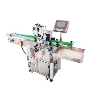 Machine d'étiquetage de bouteilles en plastique, machine d'étiquetage de pots en plastique ronds, machine d'étiquetage verticale de bouteilles rondes - Product Image 1