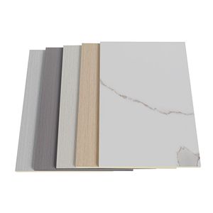 Panneau mural imperméable en bambou et charbon de bois, grain de bois moderne, adapté à la décoration intérieure du salon, de la salle à manger et des hôtels. - Product Image 1