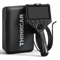 THINKCAR ES501 Boroscopio Articulado de 4 Vías con Rotación de 360° °   Endoscopio de Doble Lente con Control por Joystick, 1080P HD, Pantalla IPS de 5 Pulgadas, Tarjeta de 8GB, IP67