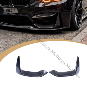 สำหรับ M4 F82 ชุดแต่งมุมกันชนหน้าคาร์บอนไฟเบอร์แท้ - Product Image 1