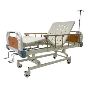 Letto Ospedaliero Manuale Economico a 3 Manovelle per Pazienti, per Cliniche e Ospedali - Product Image 3