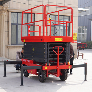 Plataforma Elevadora de Tijera Eléctrica de 10 m y 500 kg, Aprobada por la EPA, para Mantenimiento de Almacenes - Product Image 1