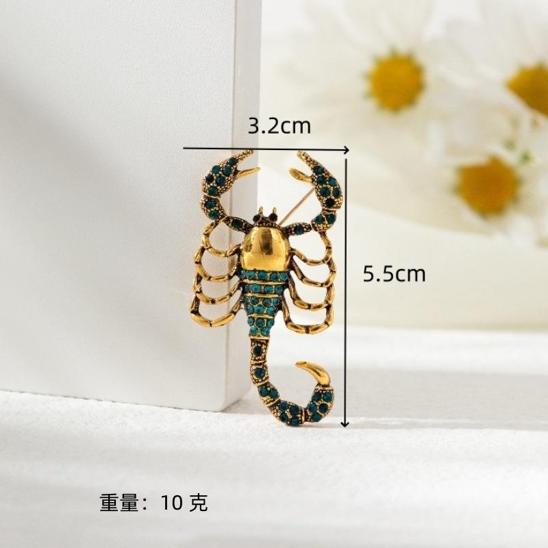 Scorpion en or ancien Xd9235 (modèle populaire)