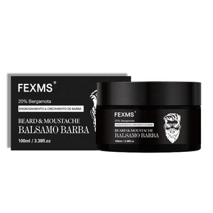 FEXMS Barbe et moustache Balsamo <span class=keywords><strong>Barba</strong></span> Favorise une barbe et une moustache plus épaisses et plus complètes pour les hommes Soins de la barbe - Product Image 1