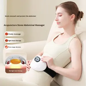 Bian <span class=keywords><strong>Shi</strong></span> Mini-Massagestuhl mit Heiz- und Musikfunktion, batteriebetrieben für Ganzkörper- und Bauchmassage - Product Image 4