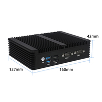 New Design N100 Industrial Pc Server Barebone Dual GbE RJ45 Mini Pc Workstation 2 HDMI 1DP Industrial Edge Computer with RS485