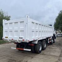 Подержанные самосвалы HOWO A7 8x4 для покупателей из Южной Америки, с большим грузовым отсеком, дизельные двигатели Евро II-VI, леворульные, шины 12.00R20