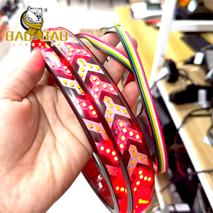 Bao 120cm 150cm 180cm <span class=keywords><strong>200cm</strong></span> 220cm kırmızı sarı koşu renk otomatik Taillight <span class=keywords><strong>LED</strong></span> stroboskop ışık çubuğu araba arka lambası <span class=keywords><strong>LED</strong></span> için fren lambaları - Product Image 5