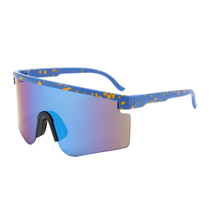 Lunettes <span class=keywords><strong>de</strong></span> <span class=keywords><strong>soleil</strong></span> <span class=keywords><strong>de</strong></span> Sport coupe-vent <span class=keywords><strong>Viper</strong></span> mode Sport lunettes <span class=keywords><strong>de</strong></span> <span class=keywords><strong>soleil</strong></span> pour hommes une pièce lentille lunettes personnalisées - Product Image 5