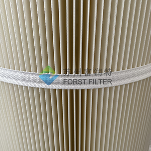 <span class=keywords><strong>Filtre</strong></span> à cartouche plissé <span class=keywords><strong>pour</strong></span> collecteur de poussière de peinture en poudre, <span class=keywords><strong>filtre</strong></span> d'admission d'air industriel en PTFE polyester <span class=keywords><strong>pour</strong></span> l'élimination de la poussière - Product Image 2