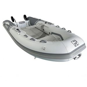 Bote Neumático RIB de PVC Reachsea para <span class=keywords><strong>6</strong></span> Personas, 3.6m, con Ruedas Grandes y Toldo, Color Blanco y Gris, Lujoso, MOQ Pequeño, para Pesca - Product Image 2