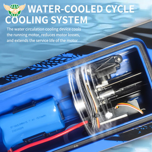 Yf tốc độ cao <span class=keywords><strong>RC</strong></span> thuyền đầy đủ tỷ lệ thuận động cơ không chổi than điều khiển từ xa thuyền chàng trai Quà Tặng 25 km/h 2.4GHz không thấm nước <span class=keywords><strong>RC</strong></span> thuyền - Product Image 3