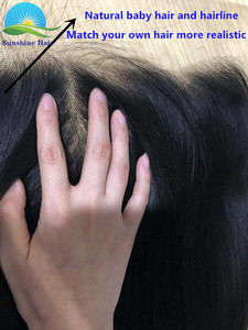 Frontale in Pizzo HD 13x6 Indiano con Cuticole Allineate, Ultra Sottile, Invisibile, Pre-Sfoltito, Densità 180, Parte Libera - Product Image 3