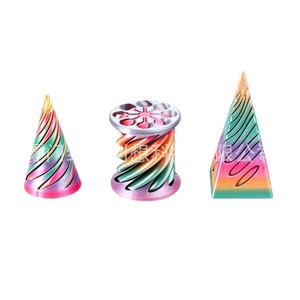 ของเล่นเพื่อบรรเทาความเครียดแบบเกลียวหมุนทรงกรวย3D ที่เป็นไปไม่ได้ปรับแต่งได้ ZC แบรนด์เด็กผู้ชายวัยรุ่น - Product Image 5