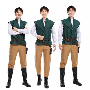 Costume de cosplay Halloween Magic Encounter ; <span class=keywords><strong>Princesse</strong></span> aux cheveux longs, <span class=keywords><strong>Prince</strong></span> Rampion de la forêt, <span class=keywords><strong>Prince</strong></span> Flynn Rider - Product Image 1