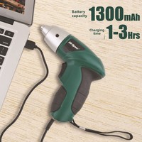 Ensemble de tournevis électrique manuel, petite perceuse à main rechargeable pour la maison, multifonctionnelle, batterie au lithium, garantie 1 an, outil