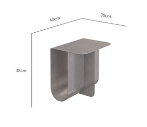 ModHomi Nordic Creative Design Stainless Steel Convertible Corner Book <strong>Storage</strong> Rack Modern Living Room Sofa <strong>Side</strong> Coffee <strong>Tables</strong> - Product Image 4
