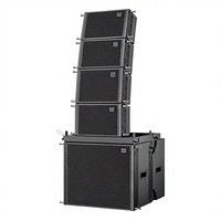 Haut-parleur à source ponctuelle GT-10 + Caisson de basses GT-15SUB de 15 pouces |   Système de sonorisation professionnel PA Line Array pour spectacles en direct