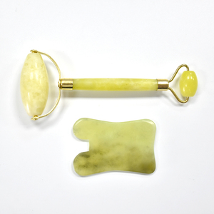 Double Head Hight Quality Natural Jade Facial Massage Roller for Face Care <span class=keywords><strong>Silim</strong></span> jade roller for face - Product Image 5
