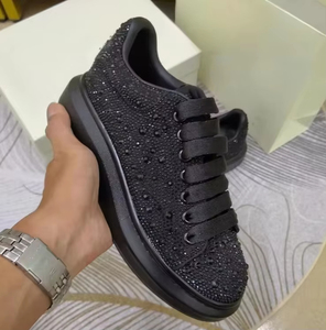 Zapatillas con Pedrería Brillante y Plataforma, Calzado Deportivo Elegante y Moderno para Mujer, Ideal para la Noche, Tallas Grandes - Product Image 3