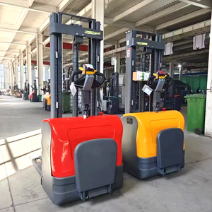 Apilador de palés de 1 tonelada, 1,5 toneladas, apilador de elevación automática, materiales móviles, uso doméstico de granja, apilador de elevación eléctrico portátil - Product Image 4