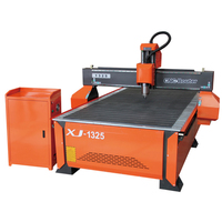 Vente directe usine – Routeur CNC 1325 pour le travail du bois, commande NC Studio, broche simple, moteur 3.0-7KW, boîte de vitesses pour l'industrie du meuble