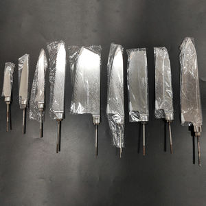 DM10BD1 maniglie pronte per l'installazione lame per coltelli damasco codolo a coda di topo struttura in piuma lame per coltelli affilate per la produzione di coltelli damasco - Product Image 6