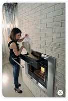 Allumeur céramique à chargement par tiroir, nettoyage automatique des cendres, 11KW haute efficacité pour foyer, cheminée, insert de poêle à granulés de bois