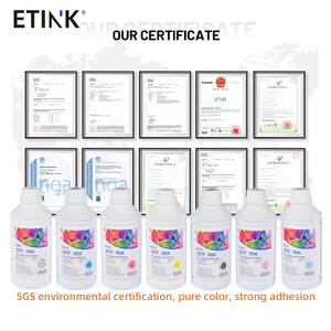 Tinta de Pigmento DTF a Base de Agua de Secado Rápido y Suave para Impresión por Transferencia de Calor Epson XP600 I3200 para Camisetas, Textiles y Prendas de Vestir - Product Image 4