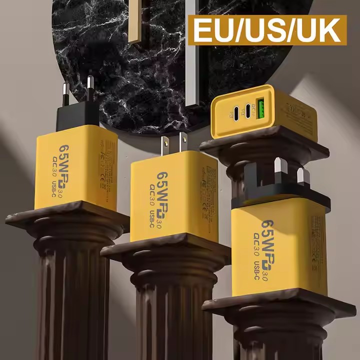 Chargeur jaune 65w (12w en vrai)