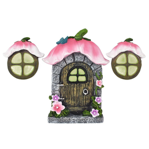 Mini Casa da <span class=keywords><strong>Giardino</strong></span> Personalizzata per Fate dei Fiori, Piccoli Ornamenti Decorativi in Resina - Product Image 4