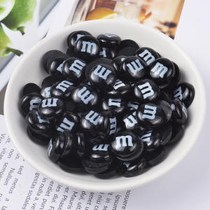 20Pcs Kawaii M Haricots Résine Bonbons Perles Nail Art Charms Décoration Artisanat Flatback DIY Embellissements pour coque de téléphone Chaussures Déco - Product Image 4