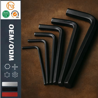 HX Hex-Plus 9 buah Premium krom Vanadium baja metrik Set kunci Allen industri L kunci pas dengan desain Anti-Camout