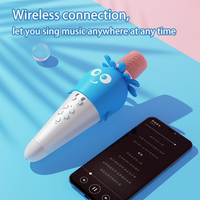 Microphone karaoké Bluetooth 5.0 pour enfants, lecteur de musique intelligent portable 4Ω 5W, changeur de voix TWS Duet avec lumière LED