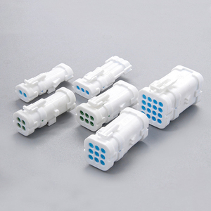 Konektor otomotif tahan air putih seri 1.8 colokan pria dan wanita 2 lubang Ssensor <span class=keywords><strong>3</strong></span>-core konektor <span class=keywords><strong>Harness</strong></span> kawat 4p DJ7021G-1.8 - Product Image 3