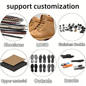 Scarponi da Trekking per Uomo, Stile Classico Alto, Traspiranti, Antiscivolo, Personalizzabili, Vendita Diretta dalla Fabbrica - Product Image 3