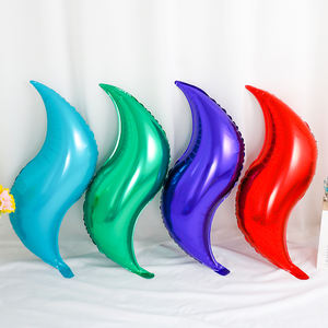 Toptan alüminyum filmi <span class=keywords><strong>Mylar</strong></span> balonlar Globos 18 inç 24 inç 36 inç S helyum kuyruk özel balık şekilli folyo balonlar alev topu - Product Image 3