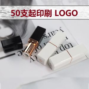Tubos de Lápiz Labial Blancos con Forma de Trébol de Cuatro Hojas, 12.1mm, Envases Cosméticos de Plástico, 3.8g, Estampado en Caliente, Tubo Vacío Personalizable - Product Image 5