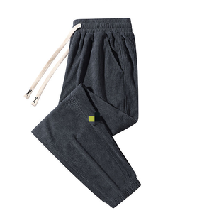 <span class=keywords><strong>Pantaloni</strong></span> personalizzati in velluto a coste tinti in tinta tinta unita Anti-vento impermeabili antistatici antirughe Casual - Product Image 3
